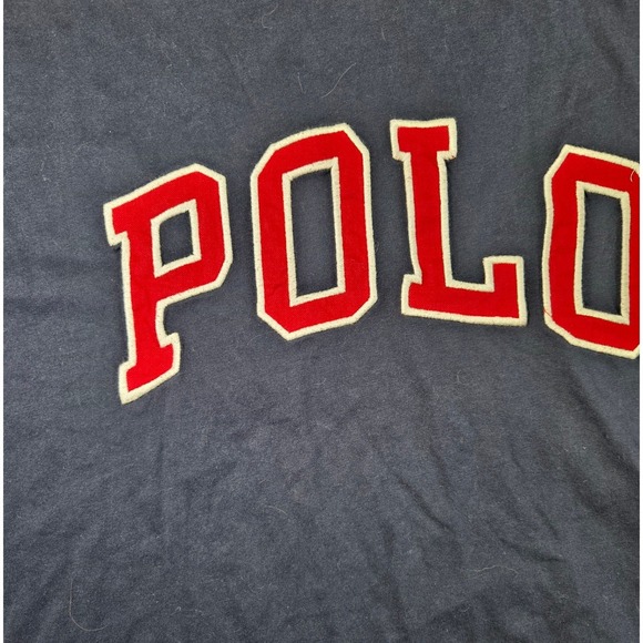Polo Ralph Lauren Mens Navy Blue USA American Flag Graphic T-Shirt XL - Picture 3 of 6